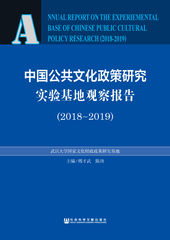 中国公共文化政策研究实验基地观察报告（2018～2019）