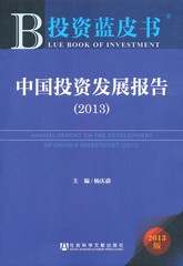 中国投资发展报告（2013）