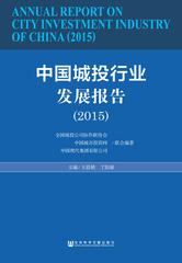 中国城投行业发展报告（2015）
