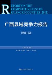 广西县域竞争力报告（2015）