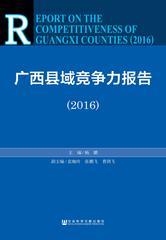 广西县域竞争力报告（2016）