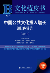 中国公共文化投入增长测评报告（2018）
